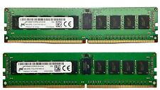 Micron 16GB 2x8GB PC4-17000 DDR4-2133P RAM SERVER SDRAM MTA18ASF1G72PDZ-2G1A1HK picture