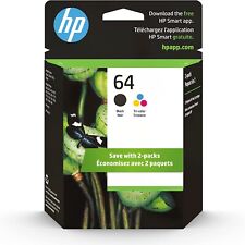 Genuine HP 64 Black &Tri-color Ink Cartridge 7158 7858 7958 Printer  Exp 10/2025 picture