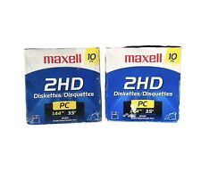 Lot Of 19 Maxell 2HD Floppy Diskettes 1.44 MB 3.5