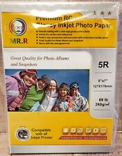 Mr. R Premium RC Glossy Inkjet Photo Paper*5R*5
