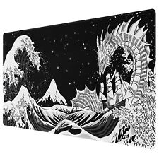 Dragon Gaming Mouse Pad Japanese Waves Sea Desk Mat XXL Extended Anime Large ... picture