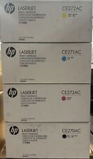 New Genuine HP 650A Toner Set CE271AC, CE272AC CE273AC, CE270AC for CP5520 CMYK picture