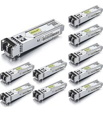 10-PACK 1000Base-SX, For Cisco GLC-SX-MMD Transceiver, 1.25G SFP Multimode  550m picture