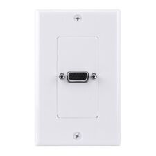 Construct Pro VGA Wall Plate-Pass Through (White) picture