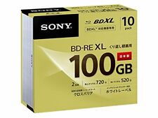 10 Sony Blu Ray 100 GB BD-RE BDXL 3D Bluray Triple Layer Bluray Printable Disc picture