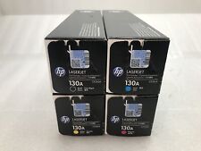 Genuine OEM Set of 4 Color HP 130A Toner Cartridge CF350A CF351A CF352A CF353A picture
