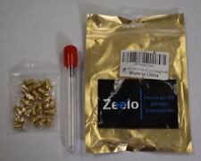 Zeelo 3D Printer Extruder Brass M6 0.4mm Nozzle 20 Pack w 5 Cleaning Needles picture