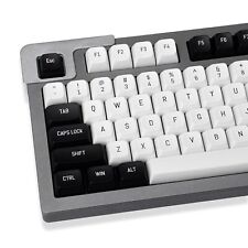 Black And White Keycaps Set 150 Keys Msa Profile Doubleshot Custom Keycaps For picture