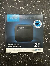 Crucial X6 2TB Portable External SSD (CT2000X6SSD9SE) NEW SEALED  picture