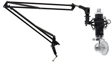 Rockville Recording Condenser Podcasting Podcast Microphone+Mic Boom Arm picture