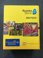Rosetta Stone Learn German Level 1 Ver 4 Software Sealed w/ Digital Download New picture