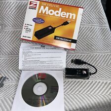 ZOOM Model 3095 56K V.92/V.90 USB Modem Mini External - Windows, Mac, Linus F4 picture