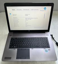 HP ZBook 17 G3 17.3(i5-6440HQ, 8GB RAM, Boot To Bio)NO HD/CADDY/BATTERY/ADAPTER picture