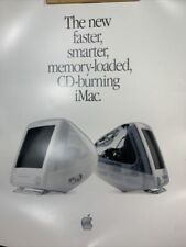 Vintage iMac Authentic Apple in-store Promo Poster 22 x 28
