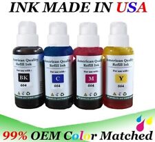 VC 4x K/C/M/Y Refill ink (non-OEM) for 664  L100 L120 L200 L210 L300 L350 L355 picture
