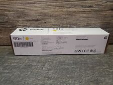 New OEM Genuine HP 981YC Ink Cartridge Yellow April 2026 PageWide Cartridge picture