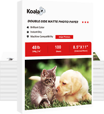 600 Koala Double Sided Matte Photo Paper 8.5x11 48lb 180g Inkjet Printer Bulk picture