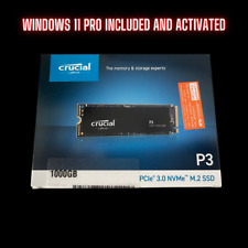 1TB Crucial P3 M.2 SSD With Windows 11 Pro Pre Installed and Activated picture