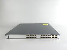 Cisco Catalyst 3750G WS-C3750G-24TS-S1U 24-Port V04 Fast Ethernet Switch I 4xSFP picture