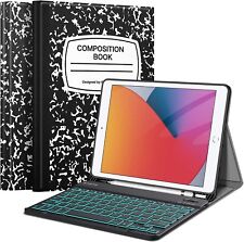 Backlit Keyboard Case For iPad 9th /8th /7th 10.2 inch Soft TPU Back Cover Stand picture