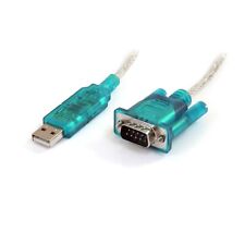 StarTech.com 3ft USB to RS232 DB9 Serial Adapter Cable - Up to 1 Mbps USB to Ser picture