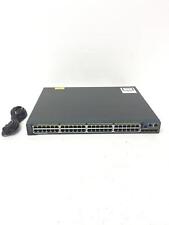 Cisco Catalyst WS-C2960S-48FPS-L 48-Port PoE+ 4 SFP Gigabit Switch w/Cord, QTY picture