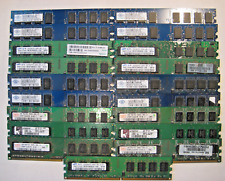Bulk Lot of (18) 1GB 240-Pin DIMM Memory Module Assorted Mfg picture