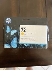 Genuine HP 72 Yellow 130ml DesignJet Ink Cartridge C9373A March 2024 picture