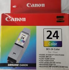  Genuine Canon BCI-24 Color Print Ink Cartridge PIXMA Brand New Sealed picture