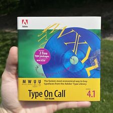 Adobe Type On Call  Version 4.1 Macintosh Windows Unix Sun Font Typefaces CD-ROM picture
