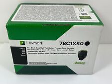 GENUINE Lexmark 78C1XK0 Black Extra High-Yield Toner (LEX78C1XK0) SEALED BOX picture