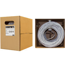 Cat5e Network Ethernet Cable, CMR, Solid Copper, Gray, 1000 Ft Bulk Roll picture