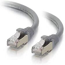 C2G 1 m Cat6a Shielded Patch Cable - Grey 1M Booted & Shielded Grey picture