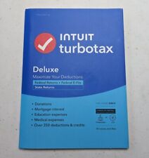 TurboTax Deluxe 2023 Federal + State Windows/Mac, CD Sealed 5 Users picture