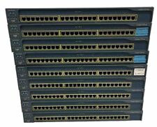 LOT OF 9 Cisco Catalyst 2950 Series 24 Port Ethernet Network Switch picture