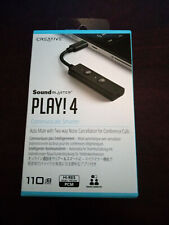 Creative Sound Blaster PLAY 4 Portable Plug-and-play Hi-res USB DAC - BRAND NEW picture