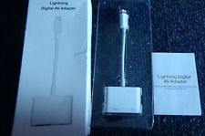 Lightning to HDMI Digital TV AV Adapter 1080P HDMI Cable For Apple iPad iPhone picture