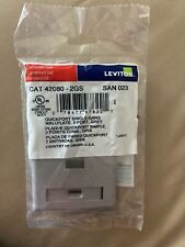 LEVITON CAT 42080-2GS WALLPLATE, LOT OF 3 picture