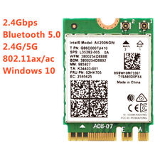 Intel AX200 AX200NGW M.2 NGFF WiFi 6 Network Card Dual Band WiFi Bluetooth Card picture