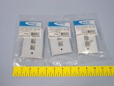 *Lot of 3 ICC IC107SF3SS 1-Gang 3-Port Stainless Steel Wall Plate picture