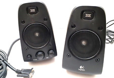 Logitech Z623 THX Certified Computer Satellite Speakers Pair Only Black Tested picture