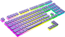 Ranked Pudding PBT Keycaps | 112 Double Shot Translucent ANSI US & ISO Layout | picture