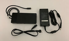 DELL USB-C THUNDERBOLT DOCKING STATION WD19TB K20A001 W/180W AC Adapter Tested picture