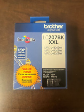 2020 - Brother LC207BK XXL Black Ink Cartridge 2-Pack LC2072PKS Genuine picture