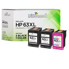 3PK For HP 63XL 2-Black & 1-Color Ink Cartridge Envy 4512 4516 4520 OfficeJet  picture