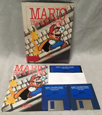 1992 IBM PC “Mario Teaches Typing” - Complete In Box Manual 3.5” 5.25” Disks picture
