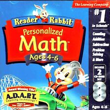 The Learning Company Reader Rabbit Personalized Math Ages 4 -6 CD-ROM for PC Mac picture