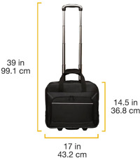 Amazon Basics ZH1310215R3 Rolling Bag  Black picture