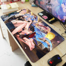 70X40CM genshin impact ganyu shenhe Keyboard GAME Mouse Pad Table Play Mat D1 picture