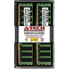 64GB 2x 32GB PC4-2400 LRDIMM Supermicro 1029U-E1CRT 6029U-E1CR4 Memory RAM picture